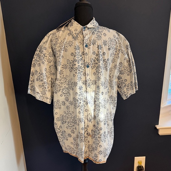 Tommy Bahama Other - Tommy Bahama Pete Huntington Bali Shirt Mens Large NWT Handcrafted Batik Cotton